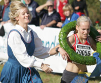 Charlotte Schönbeck Lidingöloppet kranskulla 2005