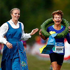 Anna Silvander Lidingöloppet kranskulla 2016