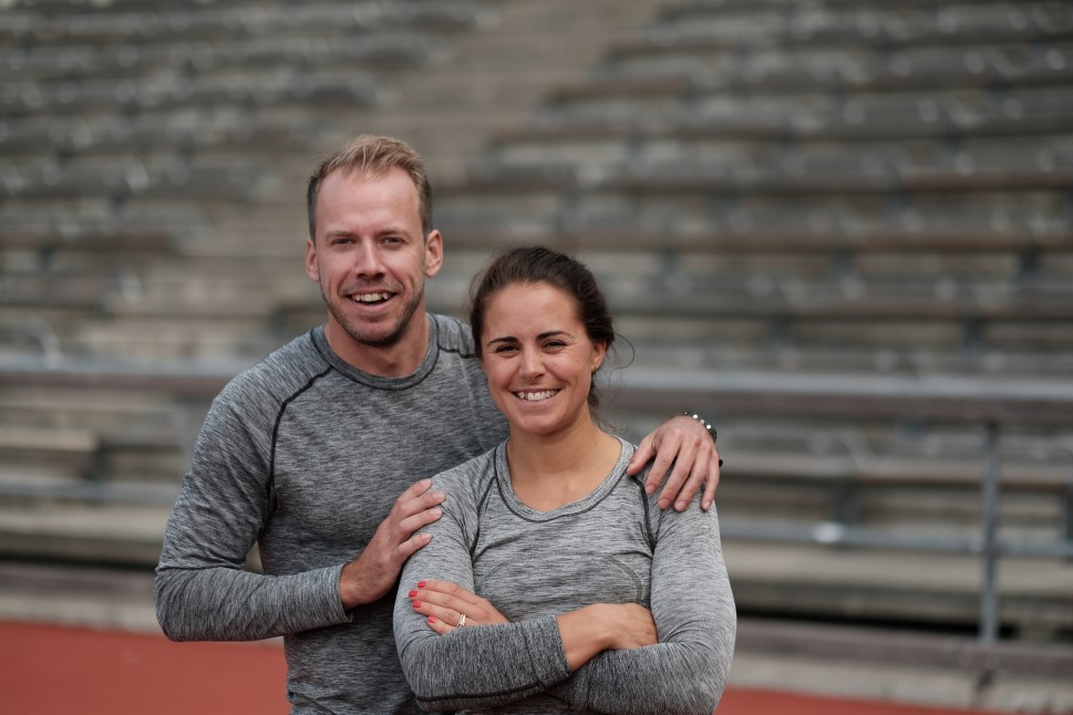Anna och Emil springer 15 km