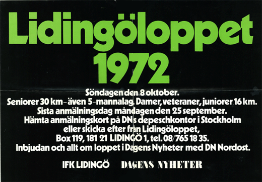 Affisch 1972