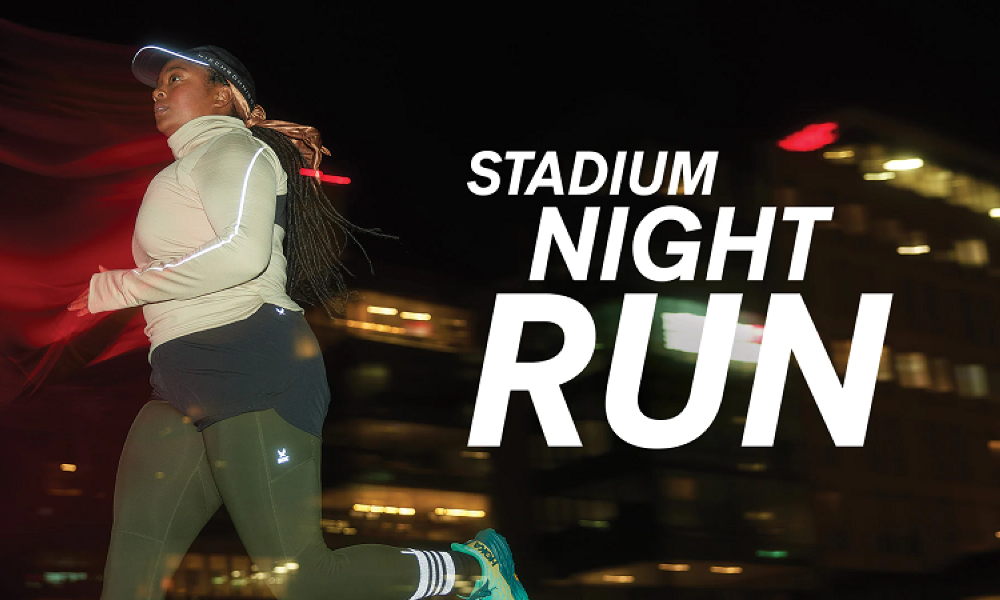 Stadium Night Run brightened up November with a 5 K running party!
