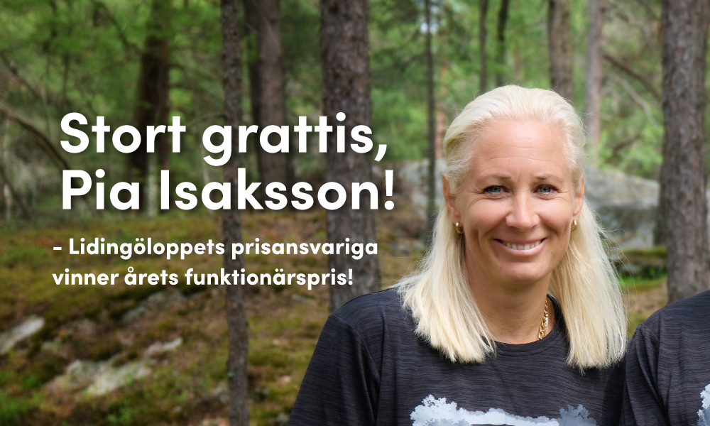 Pia Isaksson awarded prize as race official of the year!