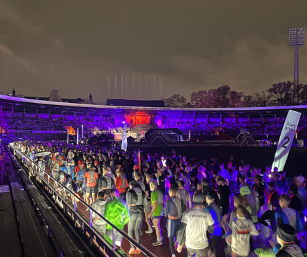 Stadium Night Run i söndags blev en härlig löparfest som lyste upp oktoberkvällen