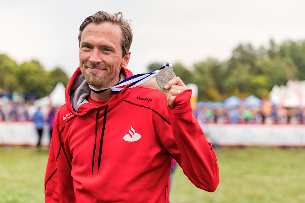 Johan Olsson springer TCS Lidingöloppet