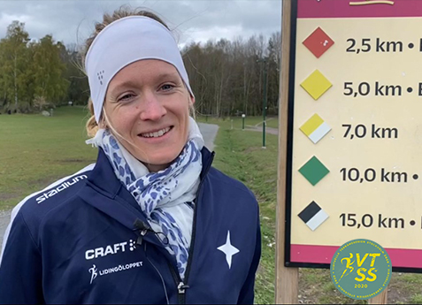 Charlotte Schönbeck provlöper VTSS etapp 2